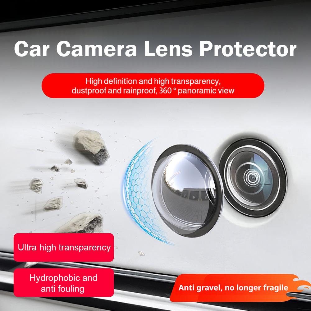 Camera Lens Protector - 2 adet evrensel araba kamera lens