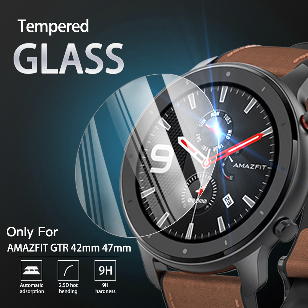 Tempered Glass Screen 9H - 9H Temperli Cam Filmi Amazfit GTR