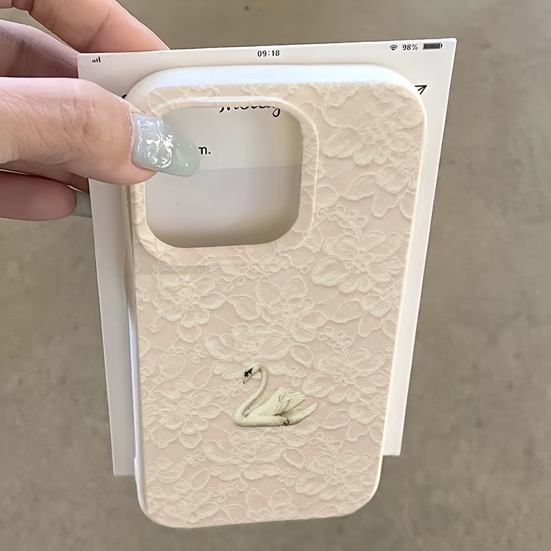 Dantel Kuğu Desenli Lychee Dok - Apple Iphone 15 Pro Max incelemesi ve fiyatı